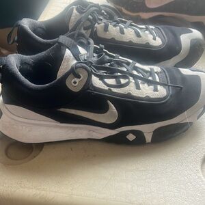 Nike Black and White Men's turf shoes